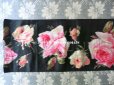 画像3: 19世紀 アンティーク シルク製 幅広リボン ベルベットの薔薇模様 17.5cm幅 150cm