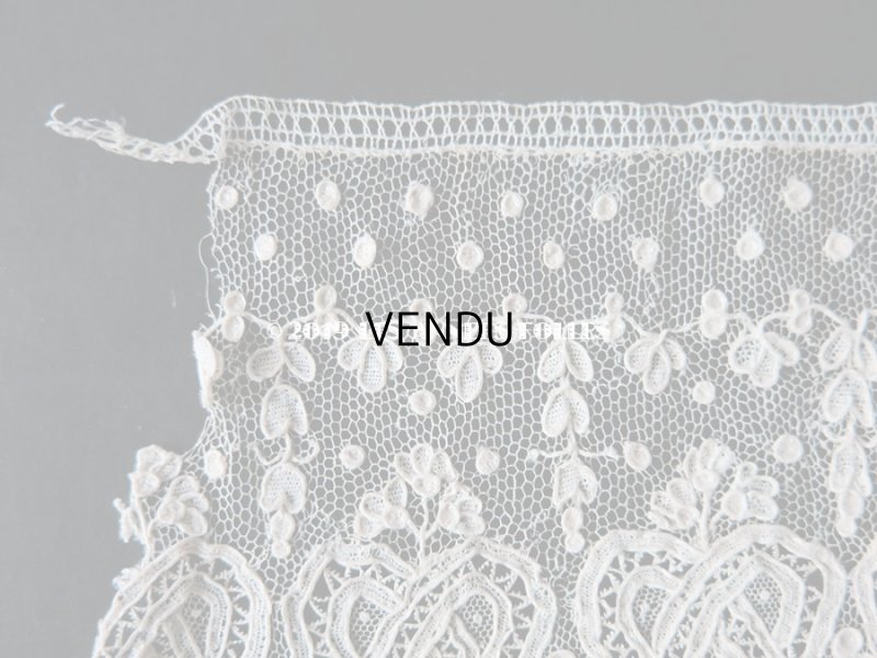 画像11: 19世紀 未使用 アンティーク ニードルレース アランソンレース 新品同様 『ポワン・ダランソン（アランソン）』 