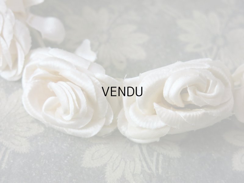 画像6: 1920年代 アンティーク 薔薇のヘッドリース ティアラ