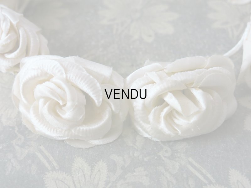 画像7: 1920年代 アンティーク 薔薇のヘッドリース ティアラ