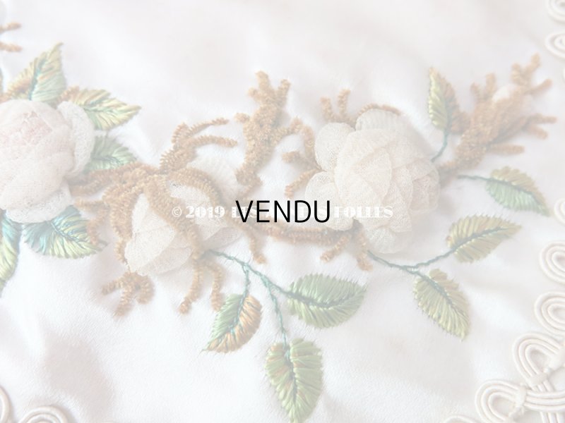 画像6: 1820年代 アンティーク シルク製 ロココ調 オモニエール