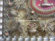 画像5: ＊蚤の市＊19世紀 アンティーク ルリケール ペーパーロール 聖遺物のガラスフレーム  聖人の遺品