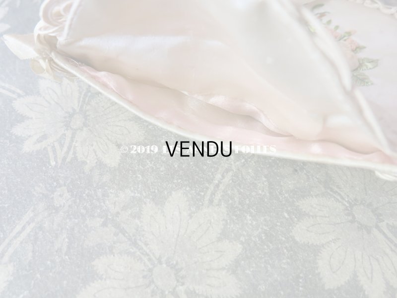 画像20: 1820年代 アンティーク シルク製 ロココ調 オモニエール