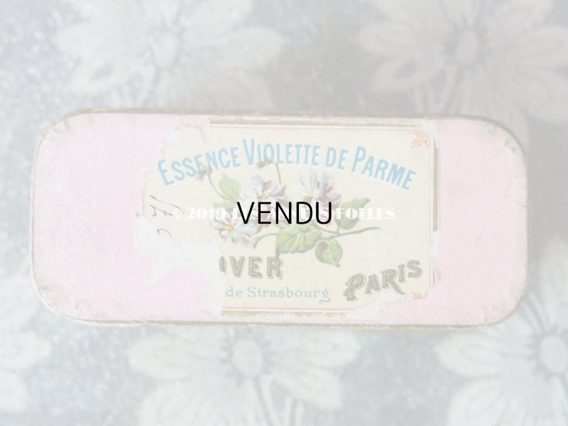 画像4: アンティーク 菫のパフュームボックス ESSENCE VIOLETTE DE PARME - L.T.PIVER -