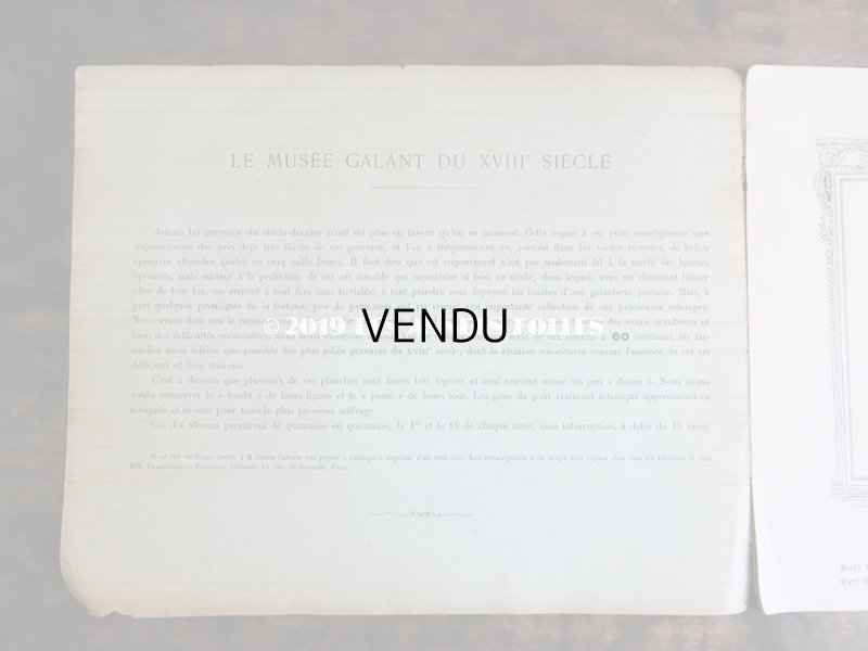 画像3: アンティーク 版画集 LE MUSEE GALANT DIX-HUITIEME SIECLE 