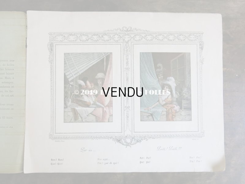 画像4: アンティーク 版画集 LE MUSEE GALANT DIX-HUITIEME SIECLE 