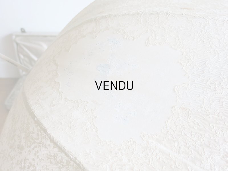 画像11: 1900年代 アンティーク  レースの日傘＆ファン オリジナルボックス入り　