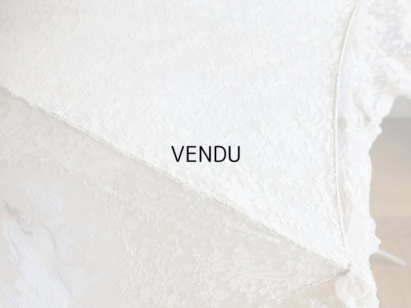 画像9: 1900年代 アンティーク  レースの日傘＆ファン オリジナルボックス入り　