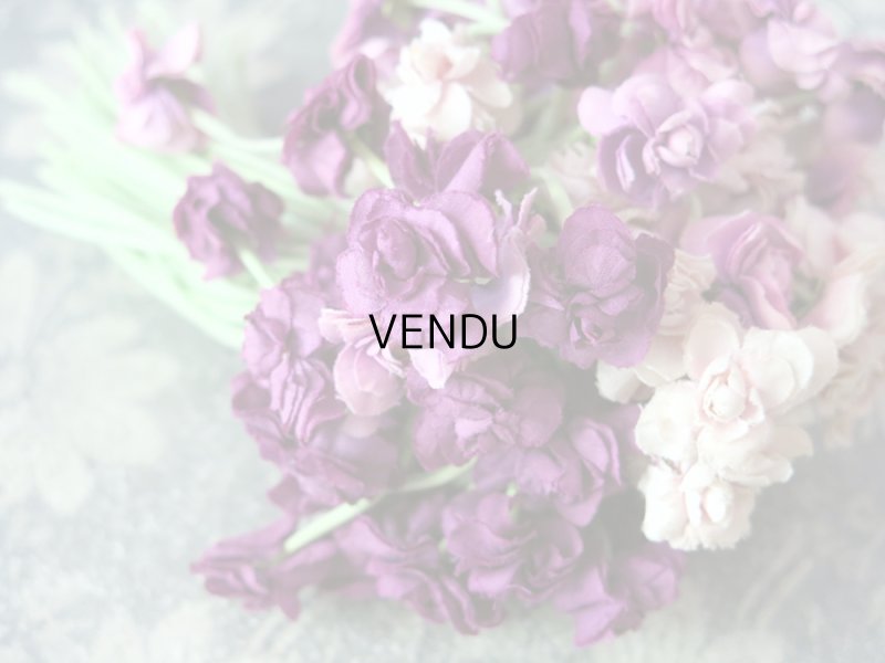 画像8: アンティーク 3色の薔薇の大きなブーケ 100輪 布花  コサージュ