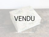 1900年代 アンティーク ピンクのリボン & 青い薔薇  カルトナージュボックス