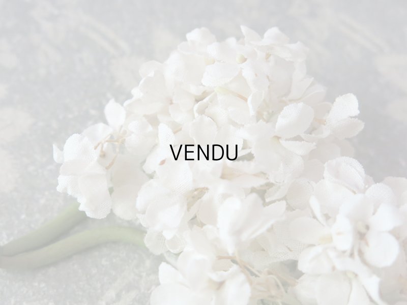 画像6: アンティーク 白い花のコサージュ 布花 