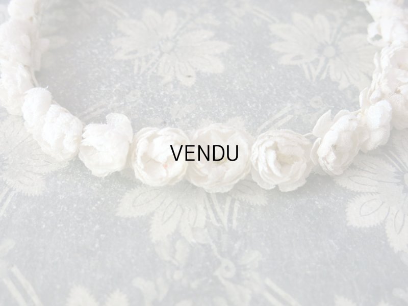 画像6: 1900年代 アンティーク 小さな薔薇のヘッドリース ティアラ