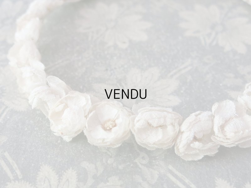 画像8: 1900年代 アンティーク 小さな薔薇のヘッドリース ティアラ