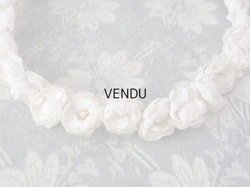 画像7: 1900年代 アンティーク 小さな薔薇のヘッドリース ティアラ