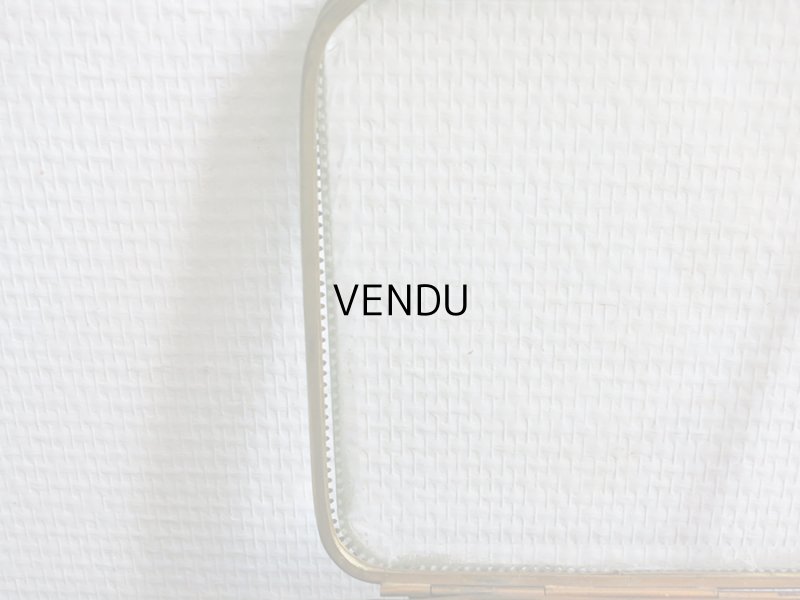 画像7: 19世紀 アンティーク 大きなジュエリーボックス　ロカイユ装飾の脚 スモーキーレッドのシルクサテンのクッション