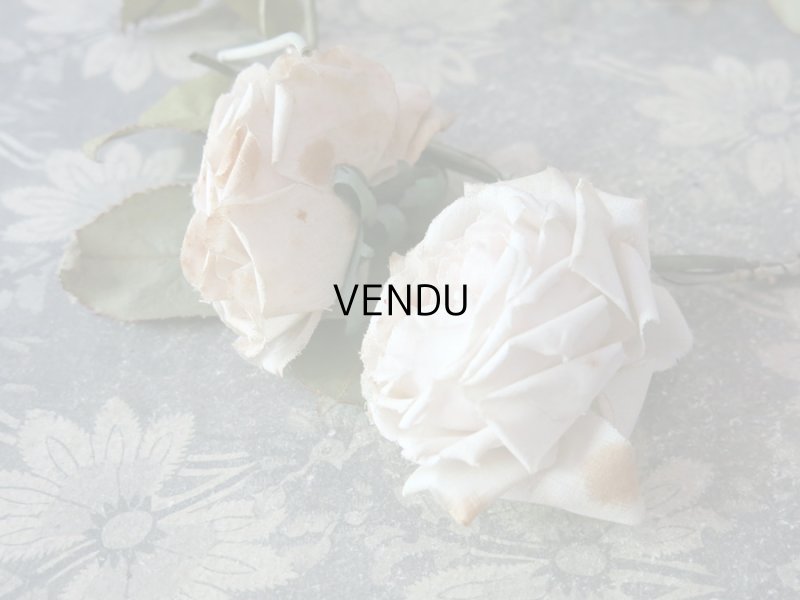 画像5: アンティーク 淡いピンクの薔薇のリース