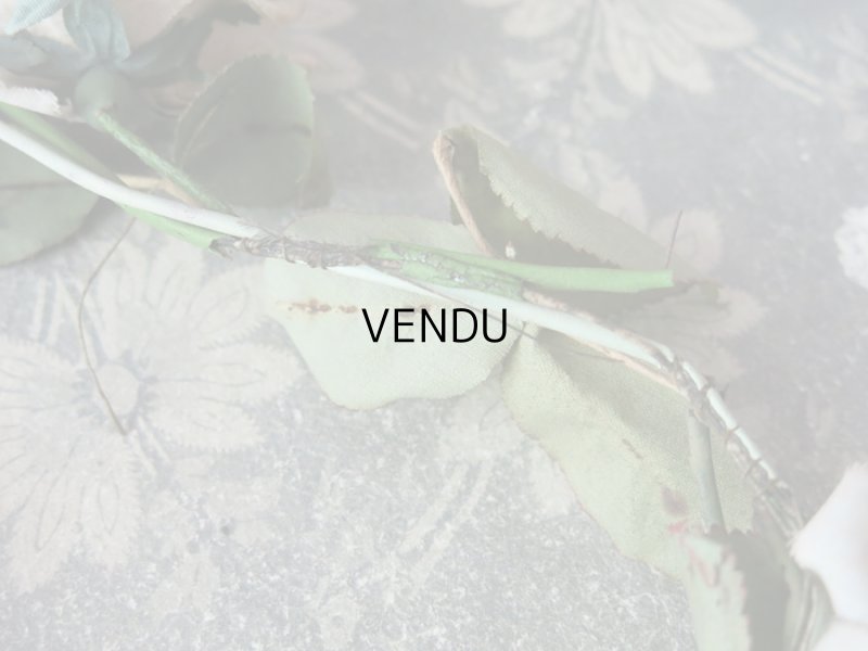 画像12: アンティーク 淡いピンクの薔薇のリース