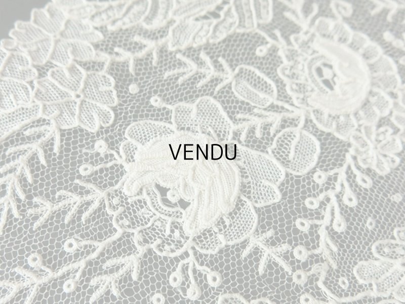 画像9: 19世紀末 アンティーク ニードルレース ポワンドローズの付け襟 袖口 ポワンドガーズ 【ポワン・ド・ガーズ】 【ポワン・ド・ローズ】