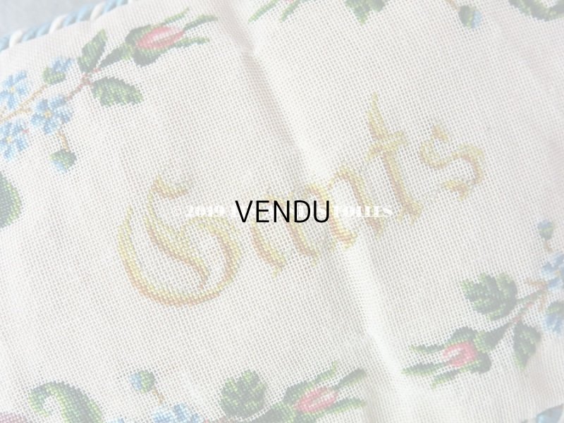 画像7: 19世紀 アンティーク  プチポワンのポシェット グローブケース  GANTS