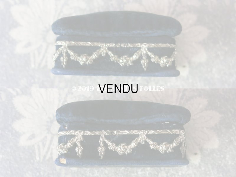 画像5: 1900年代 アンティーク ピンクッション付 ニードルケース 薔薇のガーランド 小さな裁縫箱 - AU PRINTEMPS -