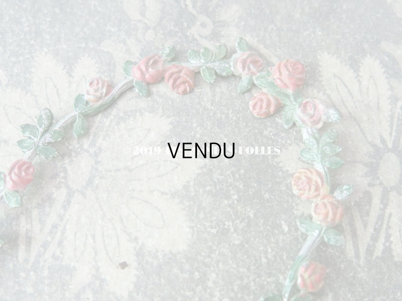 画像12: アンティーク 聖母マリアの薔薇のガーランド