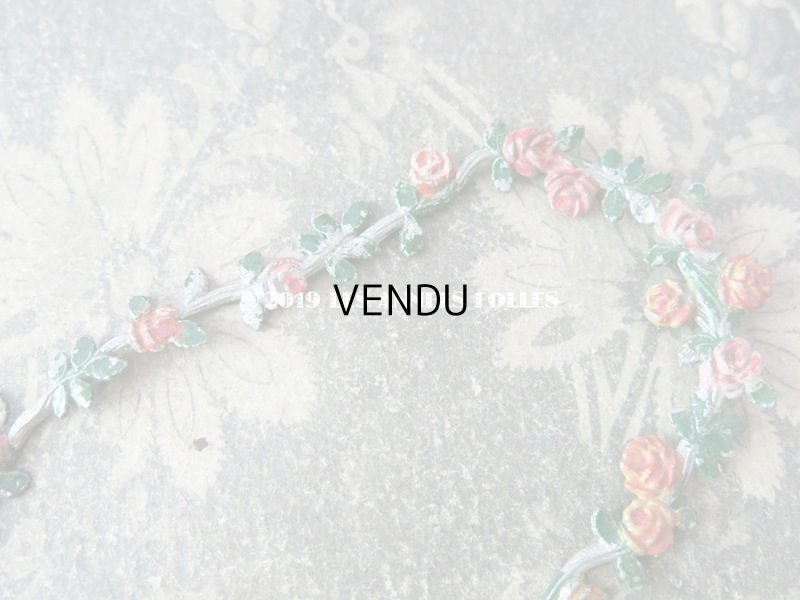 画像20: アンティーク 聖母マリアの薔薇のガーランド