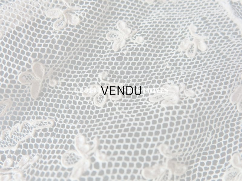 画像9: アンティーク アランソンレースの結婚式のハンカチ  【ポワン・ダランソン（アランソン）】　【POINT D'ALENCON】