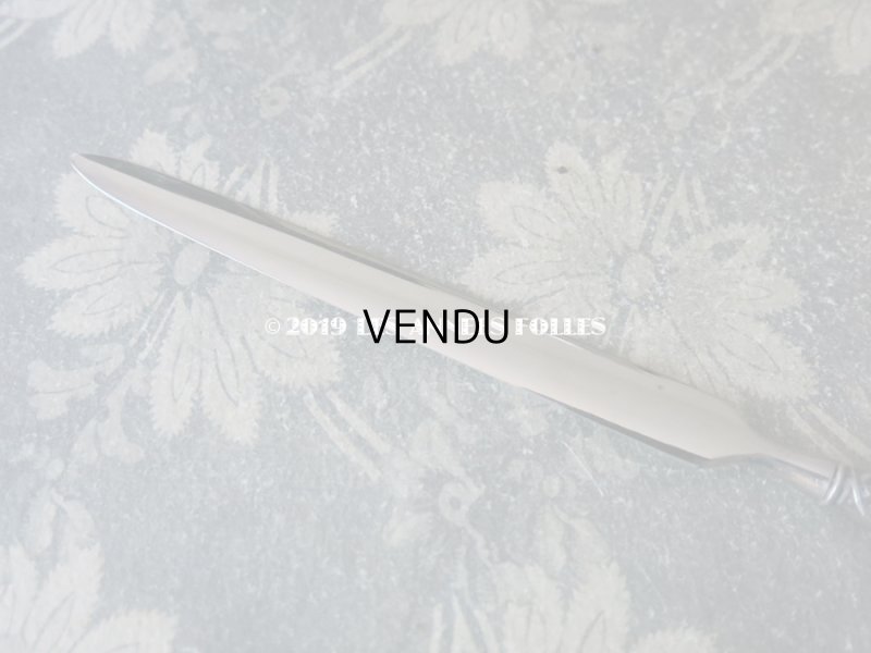 画像14: アンティーク レタリングセット 鈴蘭 ペン軸 & レターオープナー & ペンシルケース - AU BON MARCHE -