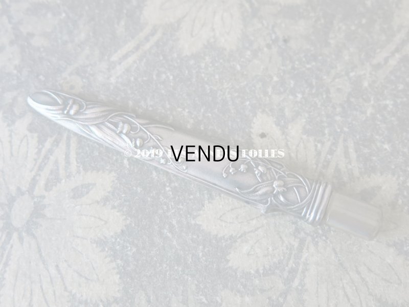 画像8: アンティーク レタリングセット 鈴蘭 ペン軸 & レターオープナー & ペンシルケース - AU BON MARCHE -