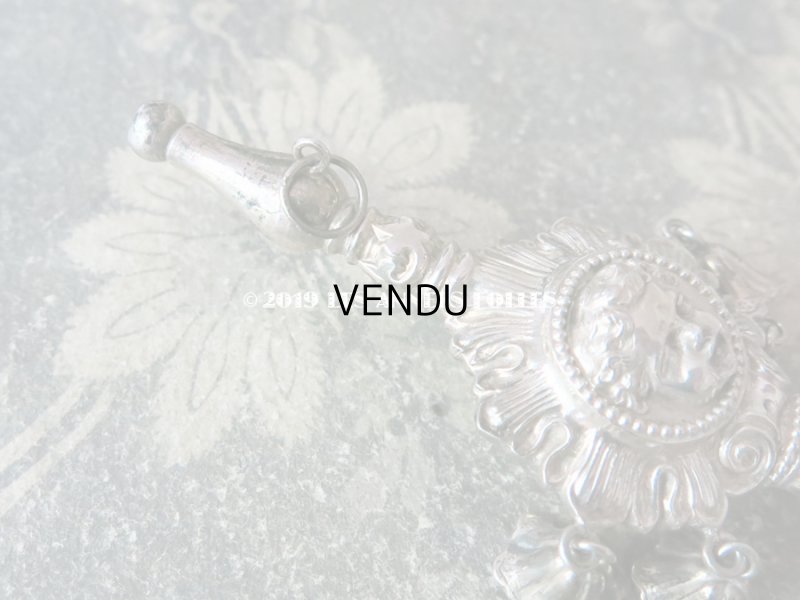 画像4: 19世紀 ナポレオン3世時代 アンティーク ラトル 天使 シルバー製