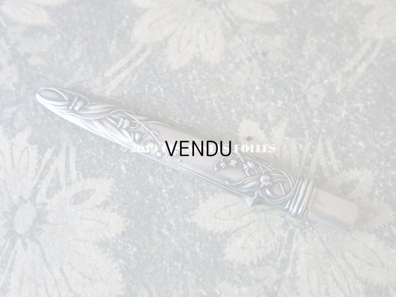 画像7: アンティーク レタリングセット 鈴蘭 ペン軸 & レターオープナー & ペンシルケース - AU BON MARCHE -