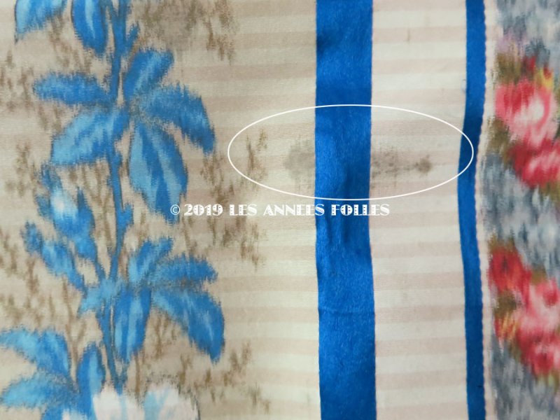 画像8: *蚤の市*19世紀末 アンティーク  シルク製 ファブリック ほぐし織 69×74cm