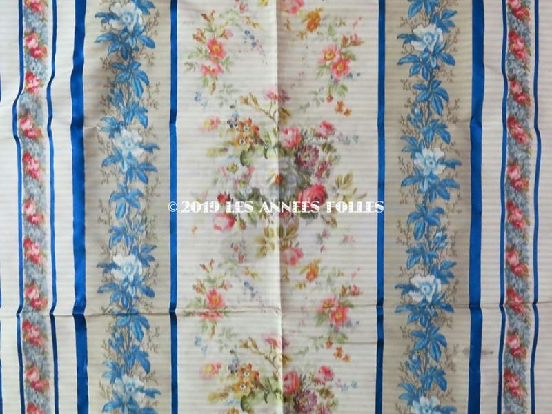 画像3: *蚤の市*19世紀末 アンティーク  シルク製 ファブリック ほぐし織 69×74cm