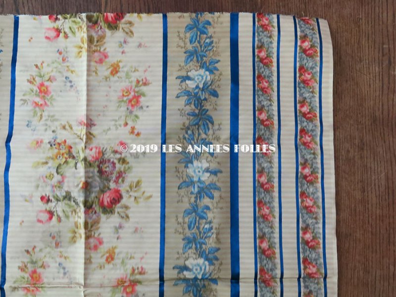 画像11: *蚤の市*19世紀末 アンティーク  シルク製 ファブリック ほぐし織 69×74cm