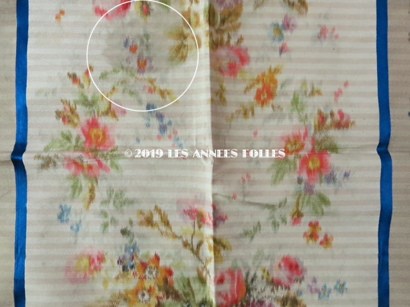 画像5: *蚤の市*19世紀末 アンティーク  シルク製 ファブリック ほぐし織 69×74cm