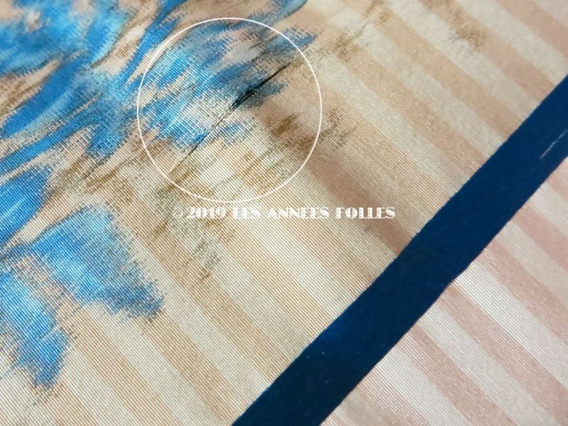 画像9: *蚤の市*19世紀末 アンティーク  シルク製 ファブリック ほぐし織 69×74cm