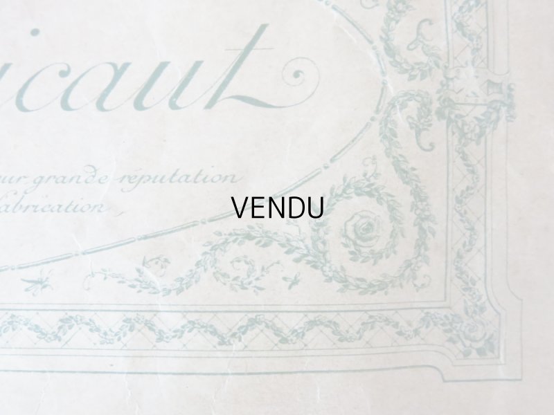 画像6: アンティーク ボンマルシェ グローブの紙袋 薔薇のガーランド LE GANT BOUCICAUT - AU BON MARCHE PARIS -