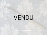 アンティーク 百合の紋章のペン軸 