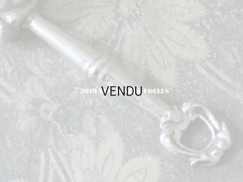 画像3: 19世紀  アンティーク ラトル うさぎ シルバー製