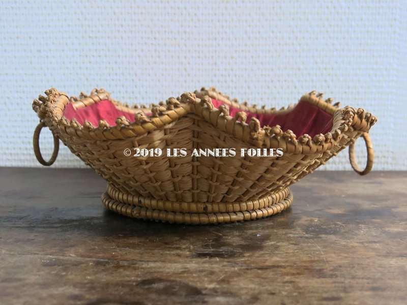 画像8: 19世紀 アンティーク 手芸用 パニエ