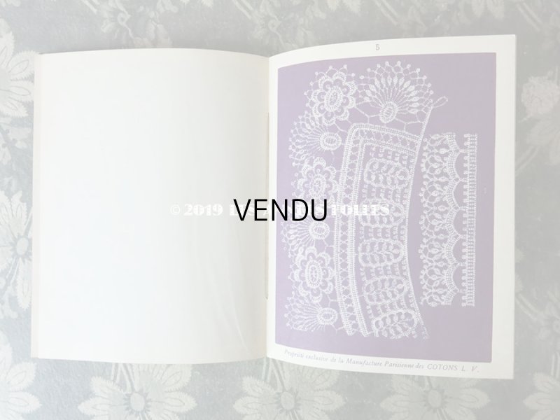 画像4: アンティーク  クロシェレース & タティングレースの図案帳 CROCHET ET FRIVOLITE SerieA - COTONS L.V. -