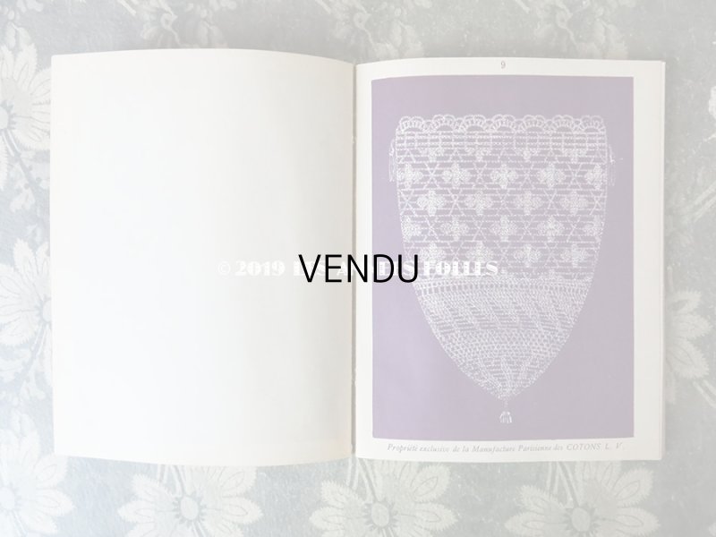 画像6: アンティーク  クロシェレース & タティングレースの図案帳 CROCHET ET FRIVOLITE SerieA - COTONS L.V. -