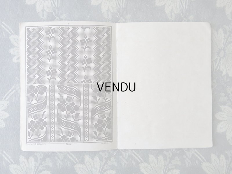画像6: アンティーク 図案帳 クロシェ＆タペストリー＆フィレレース RECUEIL DE DESSINS POUR CROCHET,TAPISSERIE,FILET N3 - EUG.HAGNAUER ET SIMART -
