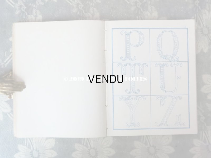 画像6: 19世紀末 アンティーク モノグラム刺繍の図案帳 MANUELE DE BRODERIES N 179 - N.ALEXANDRE&CIE -