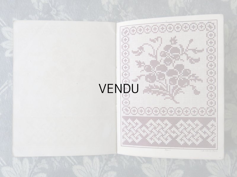 画像7: アンティーク 図案帳 クロシェ＆タペストリー＆フィレレース RECUEIL DE DESSINS POUR CROCHET,TAPISSERIE,FILET N4 - EUG.HAGNAUER ET SIMART -