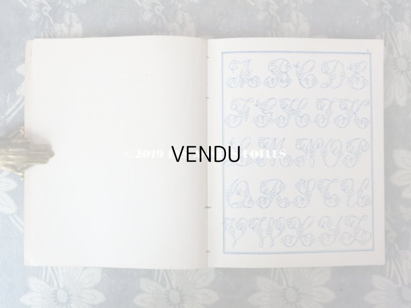 画像4: 19世紀末 アンティーク モノグラム刺繍の図案帳 MANUELE DE BRODERIES N 179 - N.ALEXANDRE&CIE -