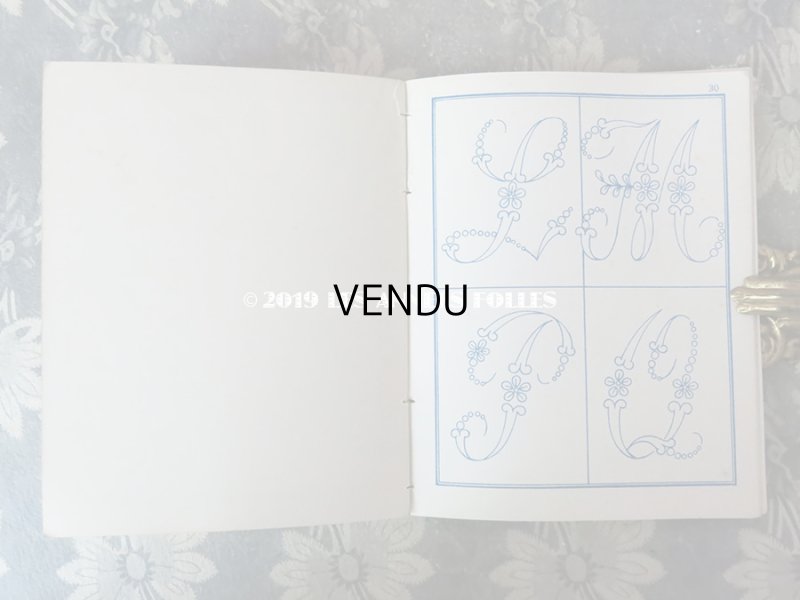 画像9: 19世紀末 アンティーク モノグラム刺繍の図案帳 MANUELE DE BRODERIES N 179 - N.ALEXANDRE&CIE -