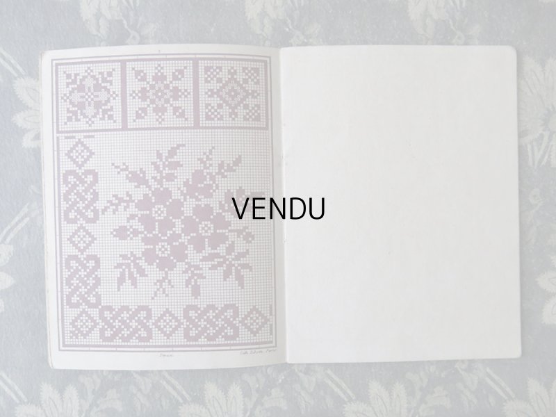 画像5: アンティーク 図案帳 クロシェ＆タペストリー＆フィレレース RECUEIL DE DESSINS POUR CROCHET,TAPISSERIE,FILET N6 - EUG.HAGNAUER ET SIMART -