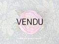 アンティーク ピンクの薔薇のロココモチーフ 