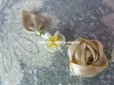 画像2: アンティーク シャンパンゴールドの薔薇のロココモチーフ (2)